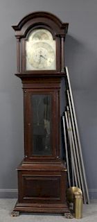Bailey, Banks & Biddle Mahogany Tallcase Clock.