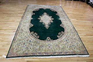 Antique and Finely Hand Woven Imperial Kirman.