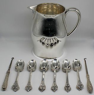 SILVER. Grouping of Silver Items Inc. Tiffany.