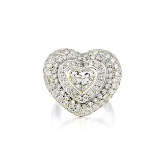 A Diamond Heart Ring