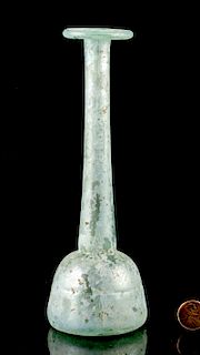 Tall Roman Glass Vial