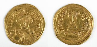 Byzantine Constans II Gold Solidus Coin - 4.4 g