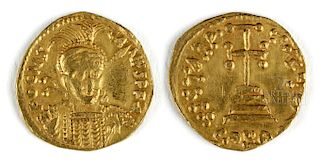 Byzantine Constantine IV Gold Solidus Coin - 4.2 g