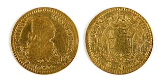 18th C. Mexican Gold Escudo - 3.2 g