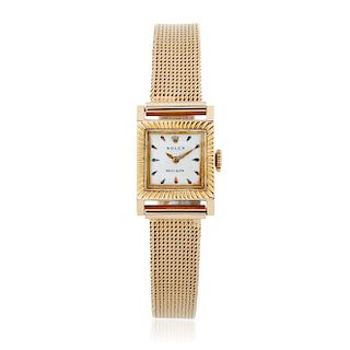 Rolex Ladies Precision Watch in 18K Gold
