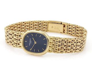 Patek Philippe Ellipse 18k Yellow Gold Wrist Watch