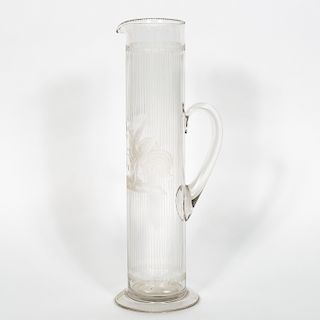 Very Tall Rooster Motif Cocktail Pitcher