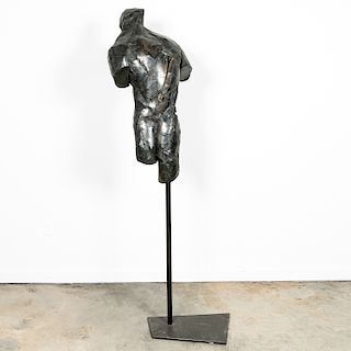 David Landis, Figural Abstract Sculpture on Base