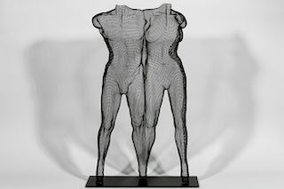 David Begbie "Oneplustwo" Mesh Sculpture, 2003