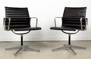 Pair, Herman Miller Executive Chairs, 1970s