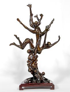 Carol Newmyer, Bronze Sculpture, "Tree of Life"