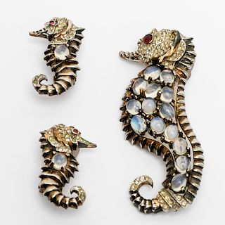 Reja, Finkelstein Sterling Seahorse Jewelry Set