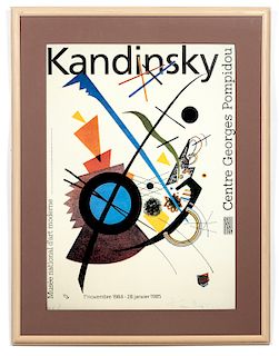 Kandinsky Chromolithograph Exhibition Poster