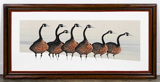 Patricia Buckley Moss "Gaggle of Geese", Signed