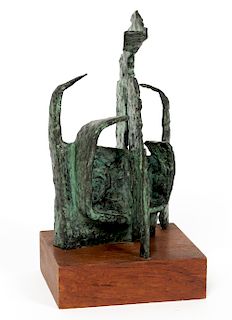 John Begg, "Bird in Search of a Cage" Bronze