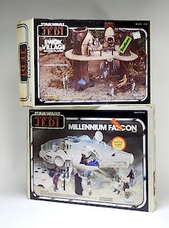 1983 Star Wars ROTJ Millenium Falcon Ewok Village