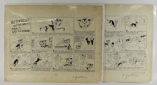 E.H. Howard Van Rensselaer & The Mutts Comic Art