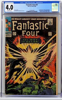 Marvel Comics Fantastic Four #53 CGC 4.0