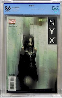 Marvel Comics NYX #3 CBCS 9.6