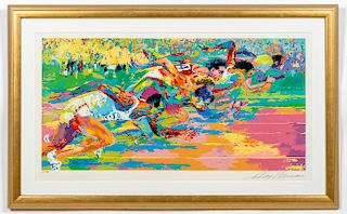 Leroy Neiman Signed Serigraph "Olympic Track"