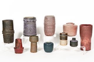 Ten Mobach Dutch Studio Ceramic Vases