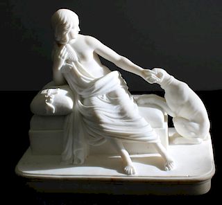 HOLME, Cardwell. Signed Marble Sculpture