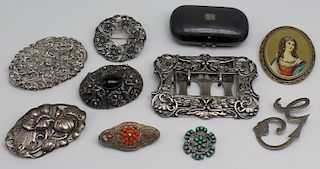JEWELRY. Assorted Grouping of Objects d'Arte and