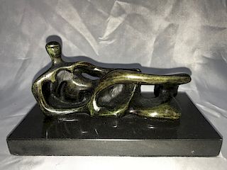 Henry Moore English Bronze Sculpture