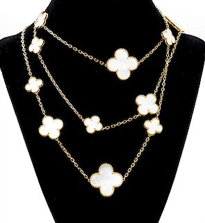 Van Cleef & Arpels Magic Alhambra necklace, 11 motif