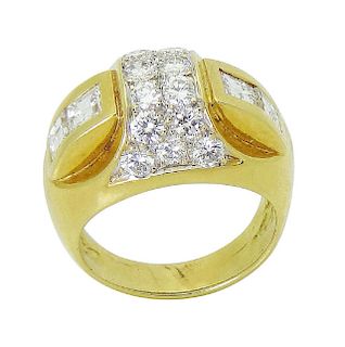 18K Yellow Gold 2.6 TCW Diamond Band Ring