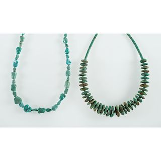 Southwestern Style Turquoise Necklaces, From the Estate of Krystal E. Nitschke, Chicago, Illinois