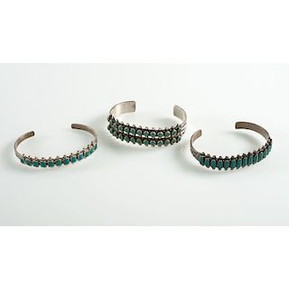 Sterling Silver Petit Point Bracelets