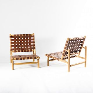Two 'Rauma Repola' lounge chairs, c. 1955