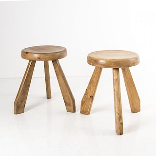 Two Meribel' stools, 1962