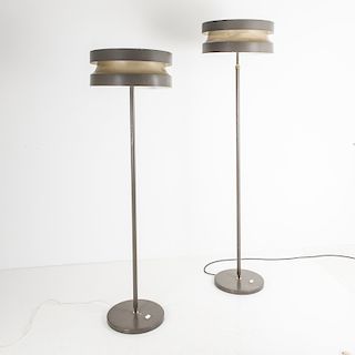 Two '30-019' floor lamps, 1963