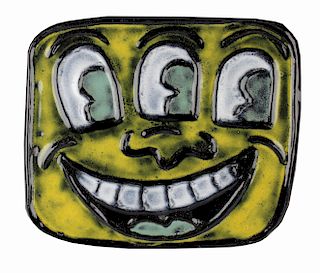 Keith Haring (1958 - 1990) Ceramic Plaque