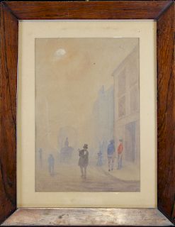 Signed Whistler, "Early Morning, Cheapside" W/C