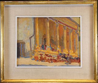 Signed, 20th C. Italian Impressionist Painting