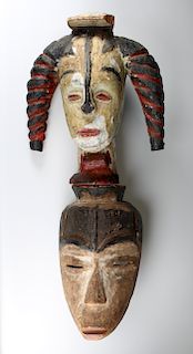Igbo Ppls Okoroshi Mask ca.1920's