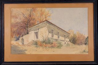 Monsell, Watercolor of a Country House