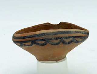 Ceramic Oil Lamp, Indus Valley, ca. 200 BC-200 AD