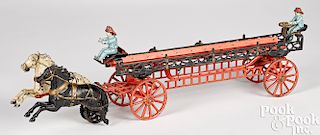 Carpenter cast iron horse drawn ladder wagon