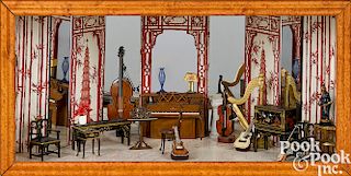 Asian themed miniature music room box