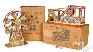 Two Chein lithograph tin wind-up toys