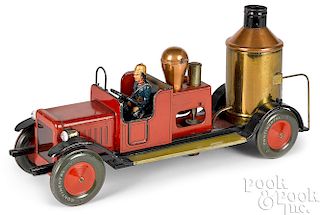 Bing painted tin fire pumper