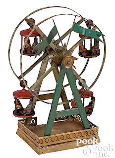 German tin Ferris wheel steam toy accessory