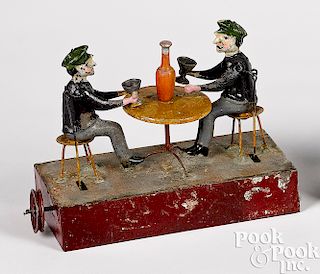 Becker painted tin drinkers steam toy accessory