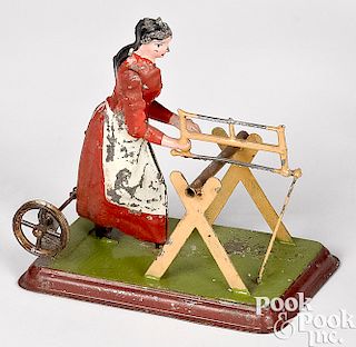Becker tin woman sawyer steam toy accessory