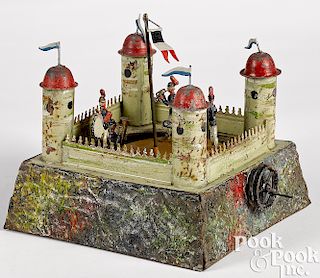 Castle with soldiers steam toy accessory