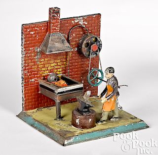 Blacksmith shop steam toy accessory